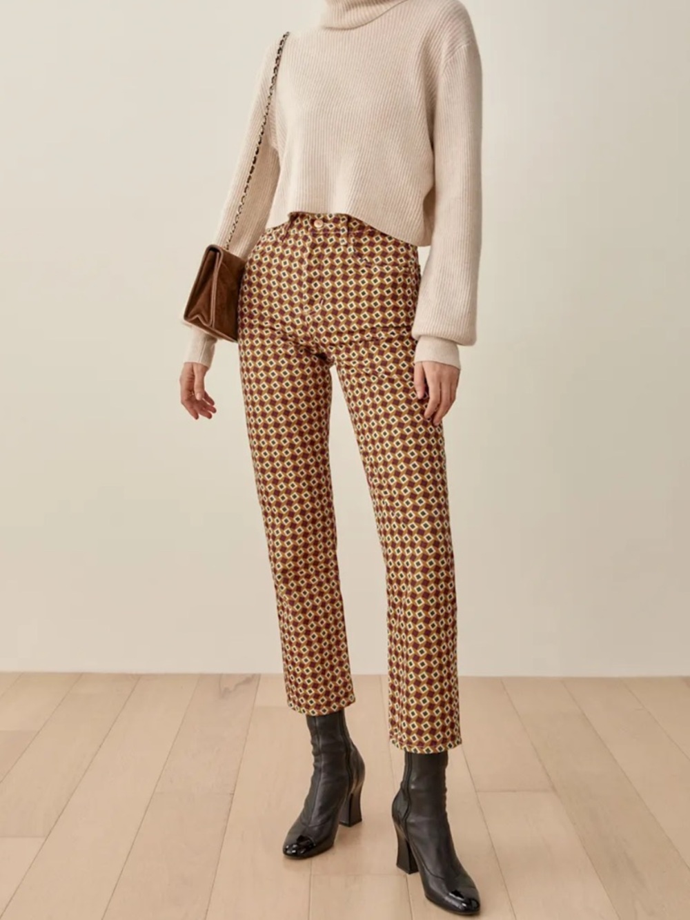 Reformation Mezzanine High Rise Straight Jeans Retro
